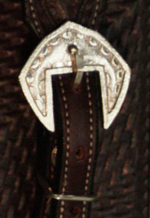 silver buckle set